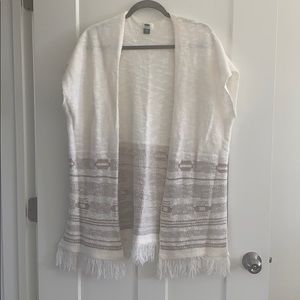 Cream cardigan